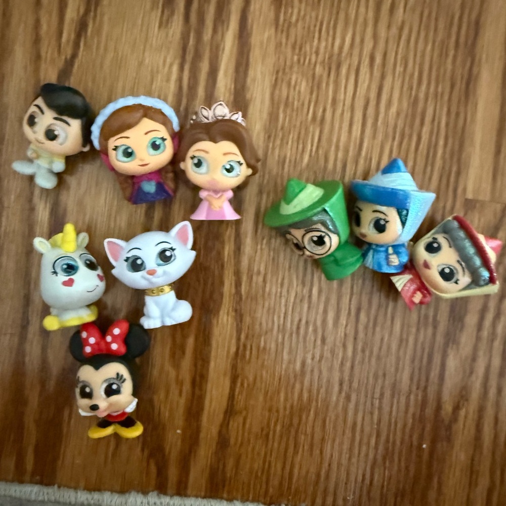 Disney Pink and Blue Doll Set with Accessories